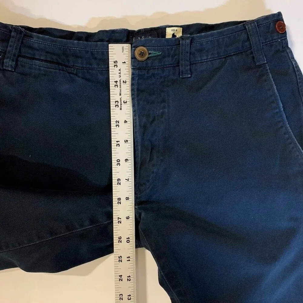 Paul Smith Men's Flat Front Cotton Slash Pocket Chino Slacks Size 28 - Picture 14 of 15
